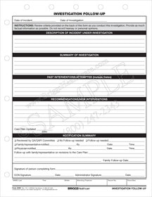 products gt documentation gt assisted living gt nursing forms briggs incident report