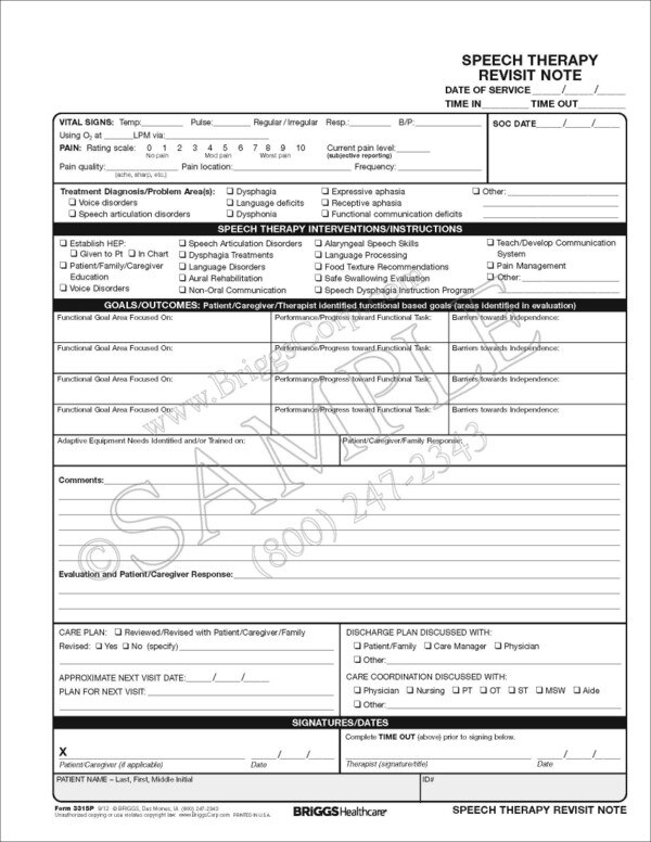 Respite Visit Note Descrition Examples Speech Therapy Revisit Note - Hospice - CLOSEOUT ITEM