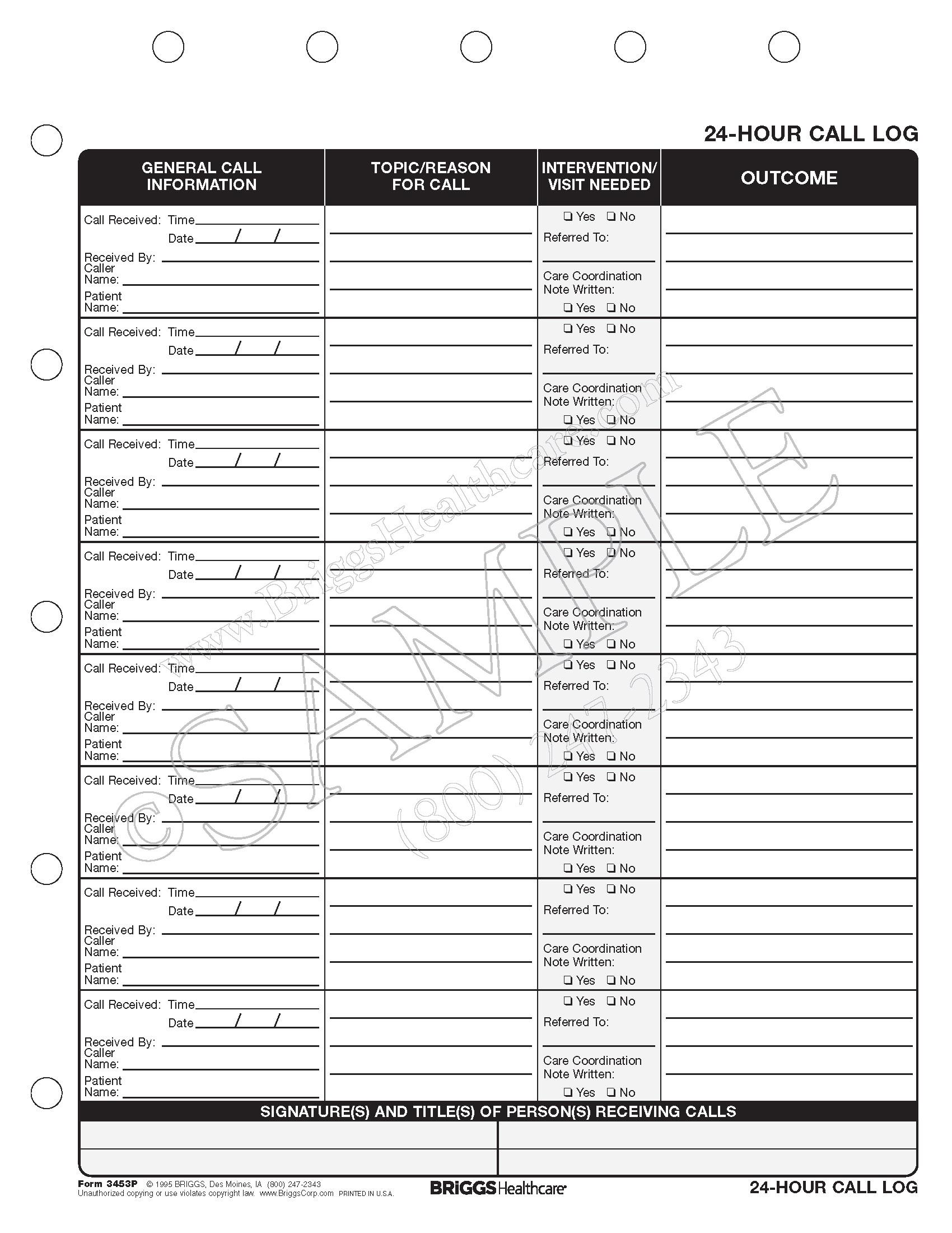 care log