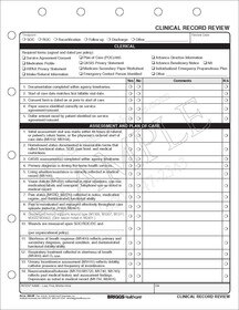 clinical record review form