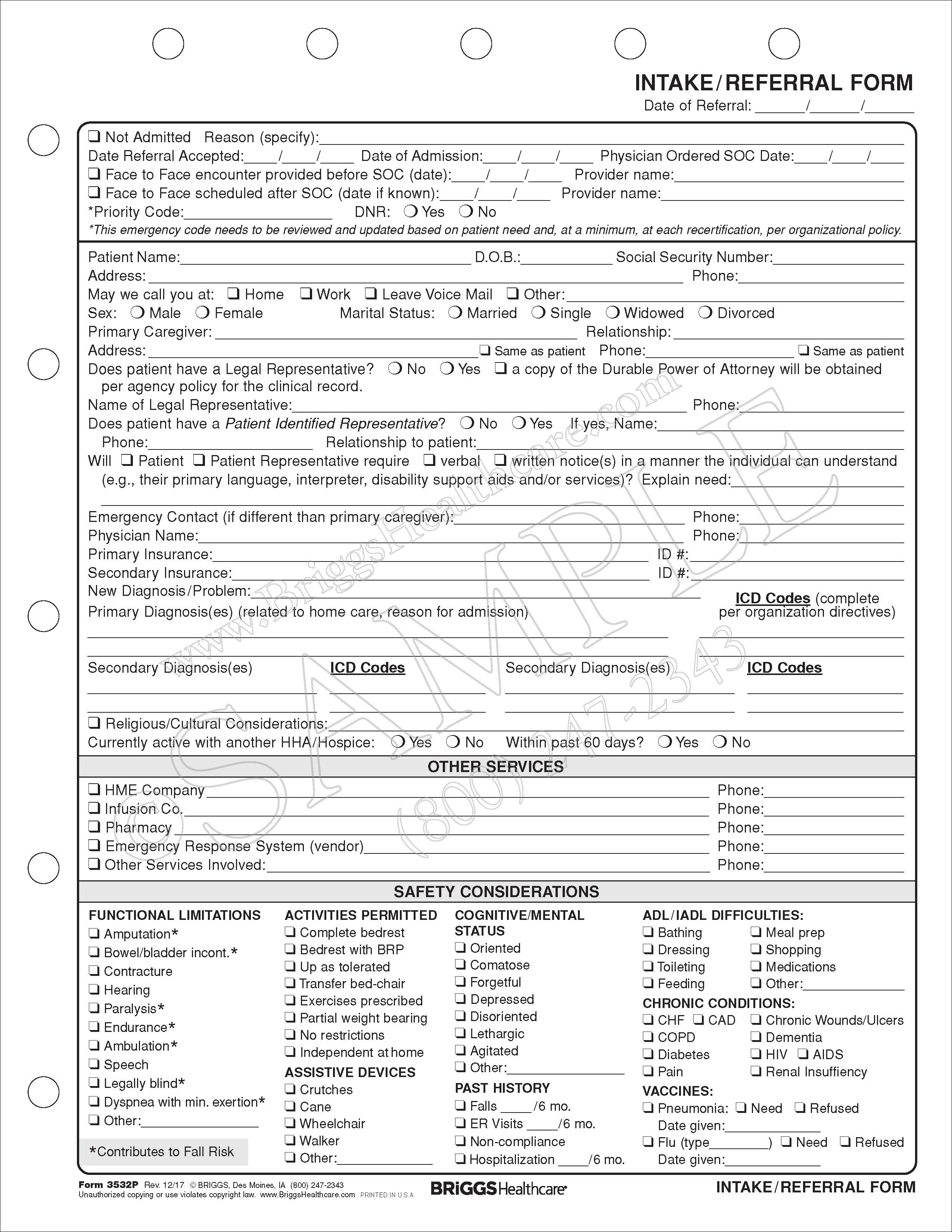 referral document