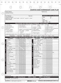 Home Care Aide Care Plan