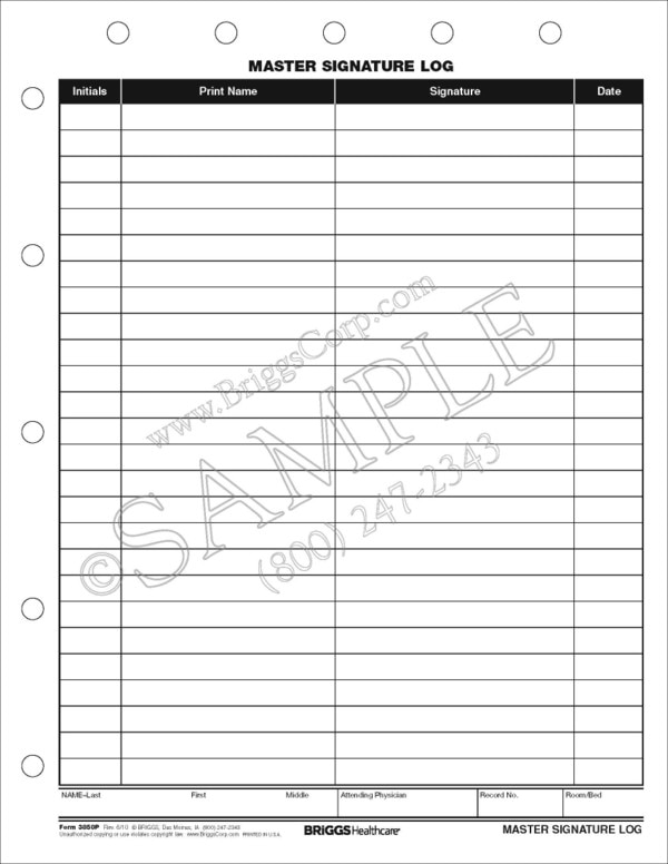 Physician Signature Log Template Flyer Template Physician Signature Log Template Flyer Template
