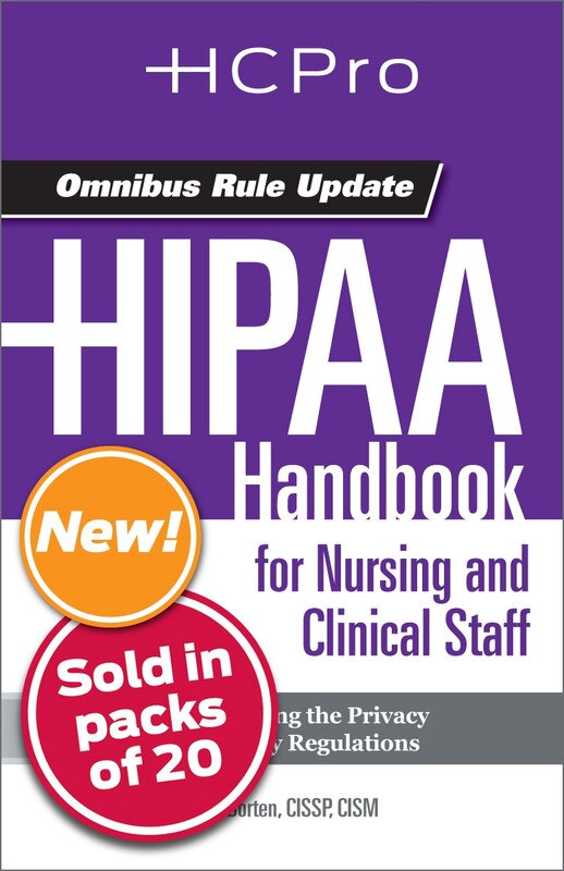 HIPAA Handbook for Nursing & Clinical Staff