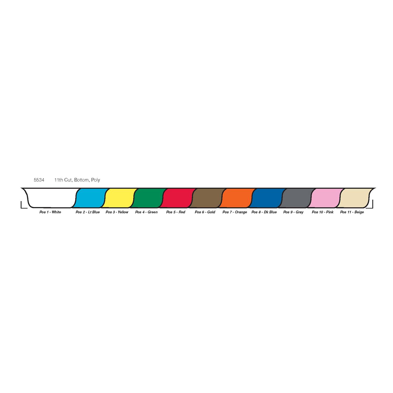 Poly Medical Chart Dividers