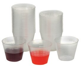 Plastic Portion Medication Cups 1oz
