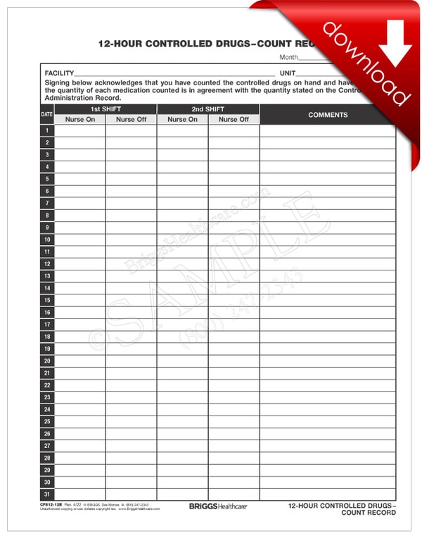 products for Free Printable Narcotic Count Sheet Pdf Products for Free Printable Narcotic Count Sheet Pdf