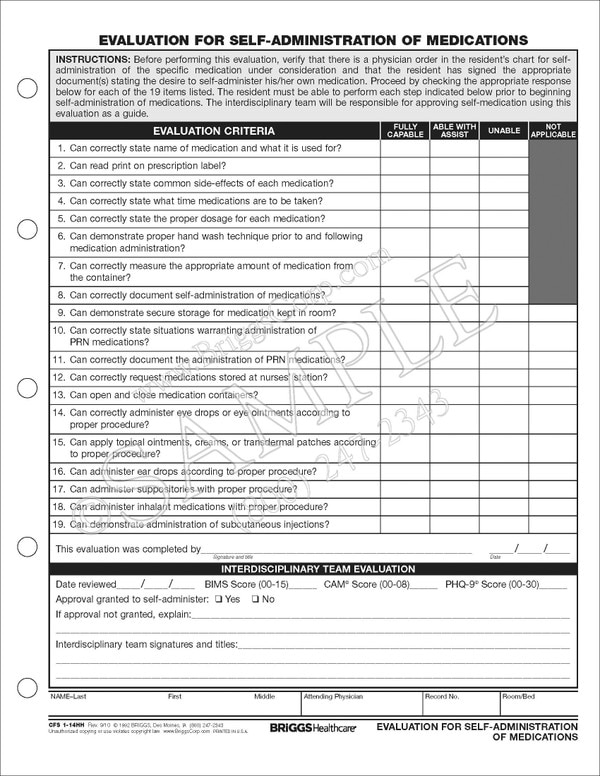 Administration Of Medications A Self Assessment Guide Administration Of Medications A Self Assessment Guide